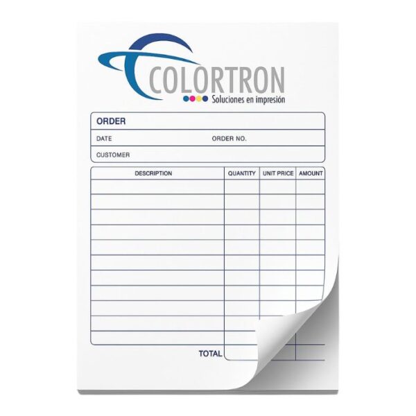 Notas de tipo Carta - 8.5" x 11"