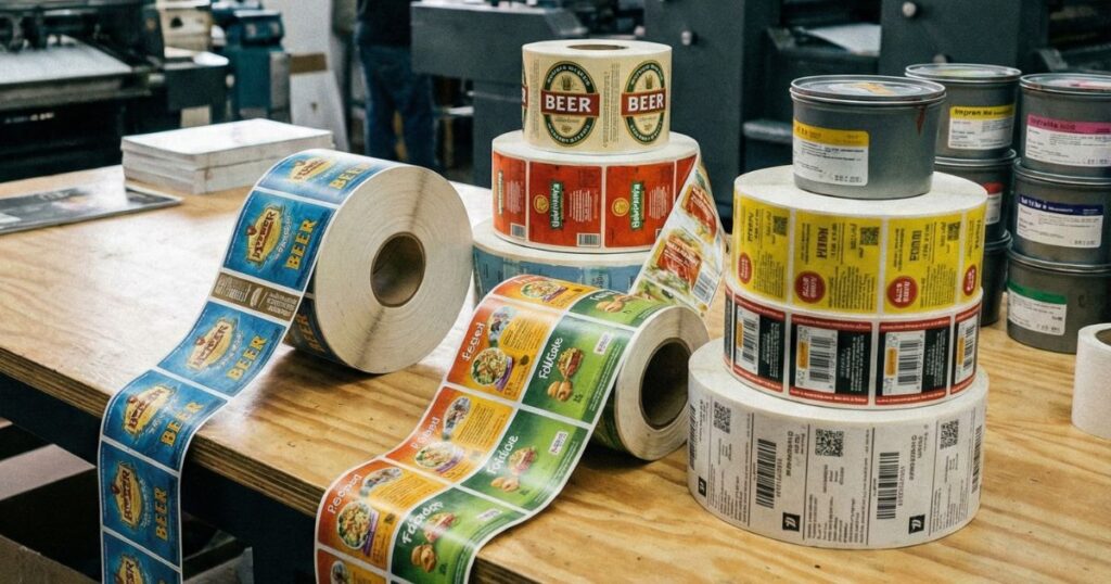 Tipos de etiquetas adhesivas